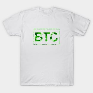 Bitcoin Green Camo T-Shirt